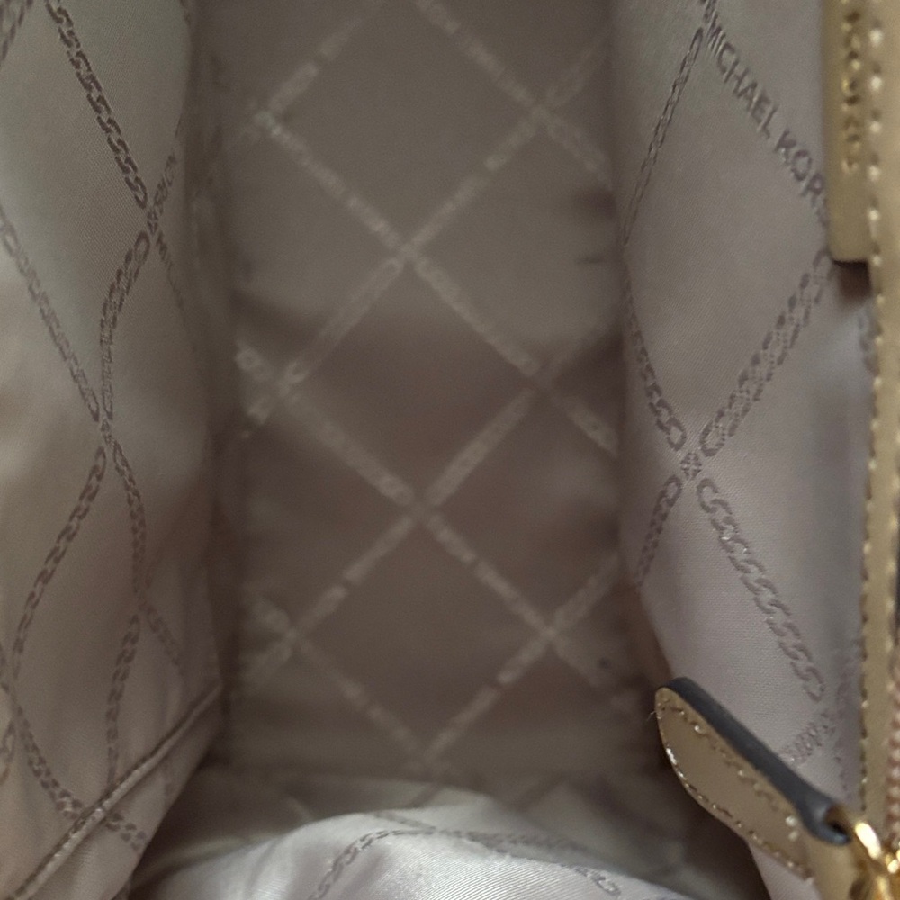 Michael Kors Gold Satchel Bag - Picture 8 of 12